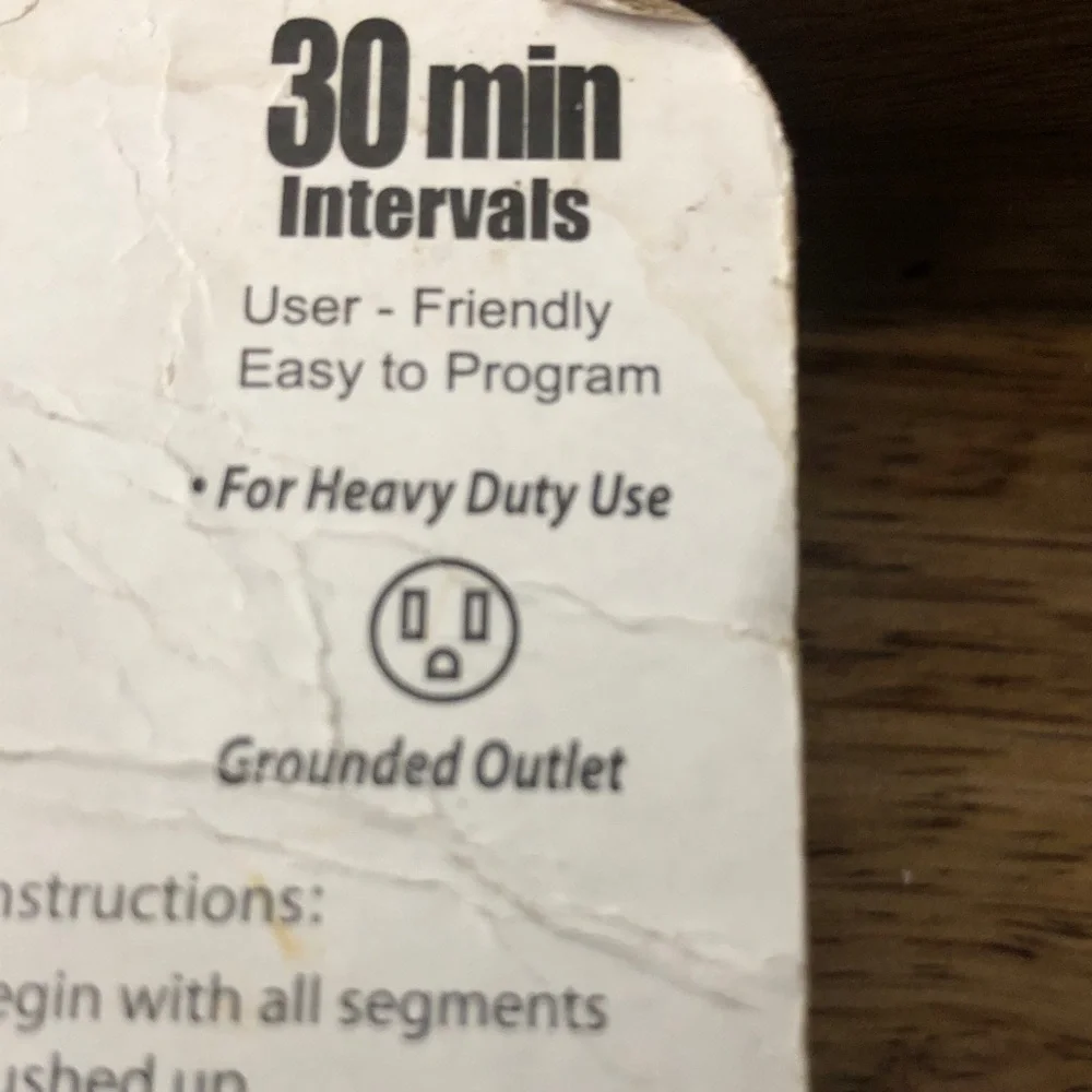 Good Choice White Heavy Duty Indoor Mechanical Timer Plug